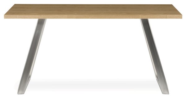 Jedálenský stôl HT-W1515 dub / strieborný