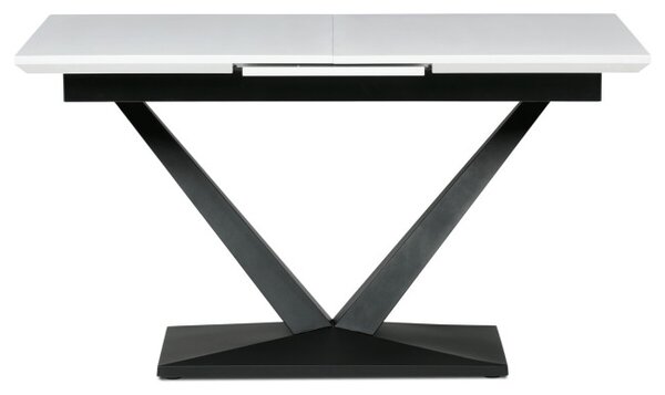 Jedálenský rozkladací stôl HT-W1630 biely / čierny