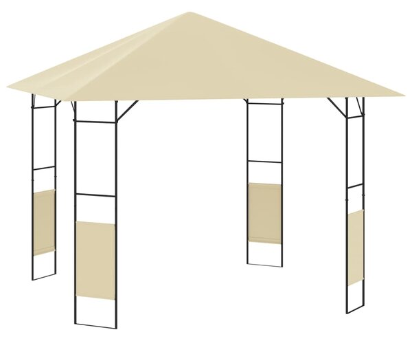 Záhradný altánok 3x3x2,6 m krémový 160 g/m²