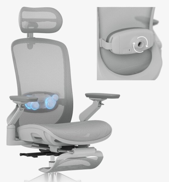 Kancelárska stolička LeadPro 8.7 Grey