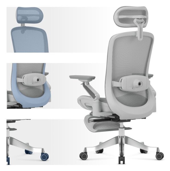 Kancelárska stolička LeadPro 8.7 Grey