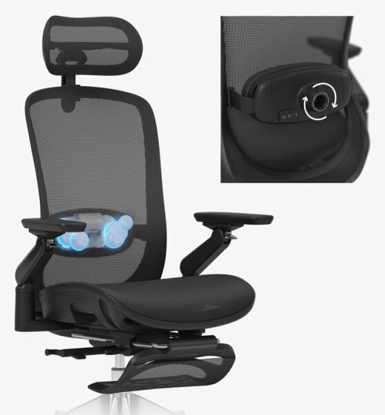Kancelárska stolička LeadPro 8.7 Black