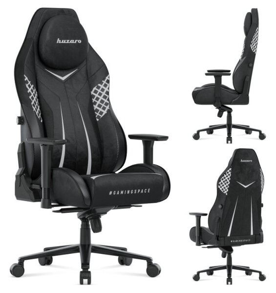 Zamatová herná stolička Force 8.3 Carbon Black