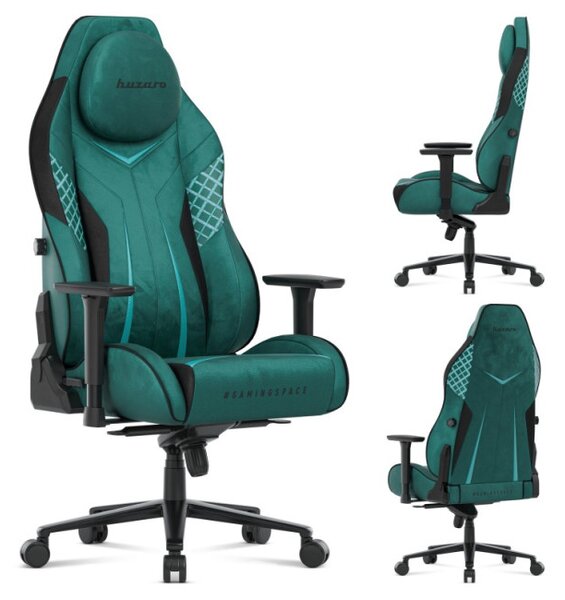 Zamatová herná stolička Force 8.3 Green