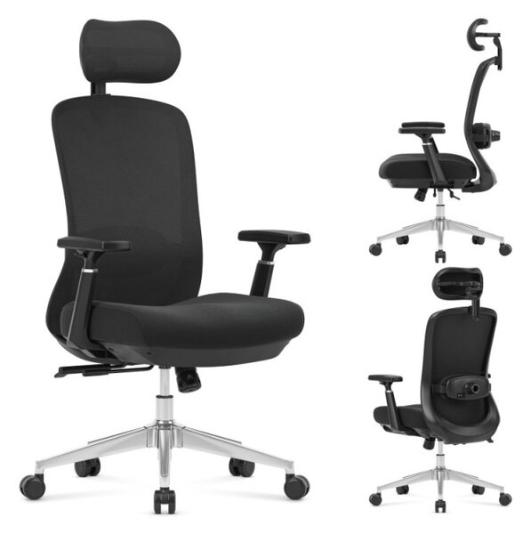 Masážna kancelárska stolička Leadpro 6.0 Black