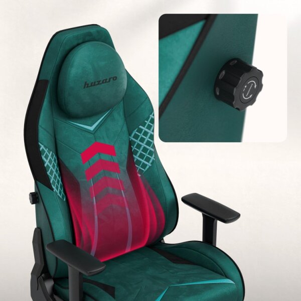 Zamatová herná stolička Force 8.3 Green