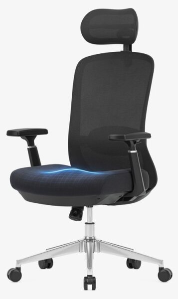 Masážna kancelárska stolička Leadpro 6.0 Black
