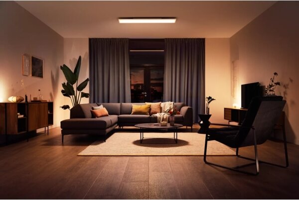 Philips - stmievateľné LED stropné svietidlo Hue AURELLE LED/39W/230V 120x30 cm biela