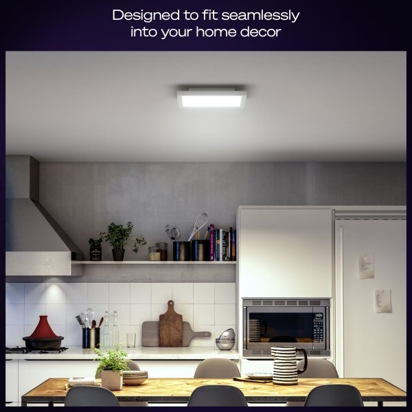Philips - stmievateľné stropné svietidlo Hue AURELLE LED/19W/230V 30x30 cm biela
