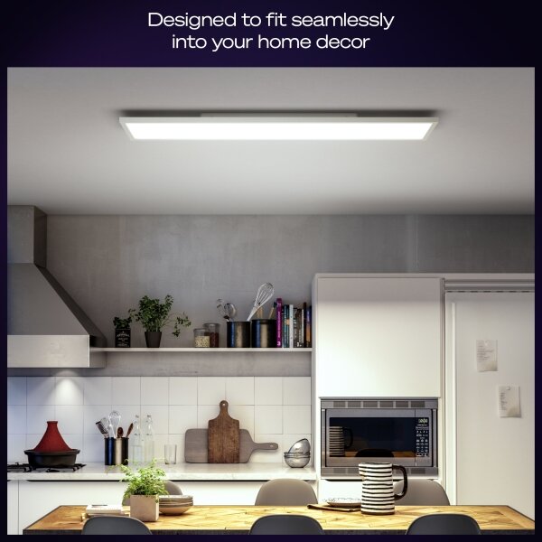 Philips - stmievateľné LED stropné svietidlo Hue AURELLE LED/39W/230V 120x30 cm biela
