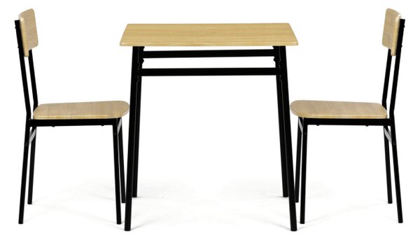 Jedálenský stôl s dvoma stoličkami AUT-O2121 OAK
