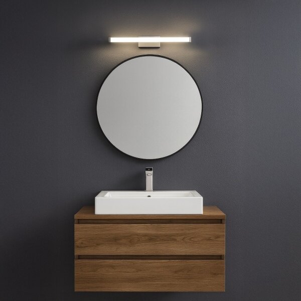 LED osvetlenie zrkadla do kúpeľne MIRORE LED/5W/230V 30 cm IP44 lesklý chróm