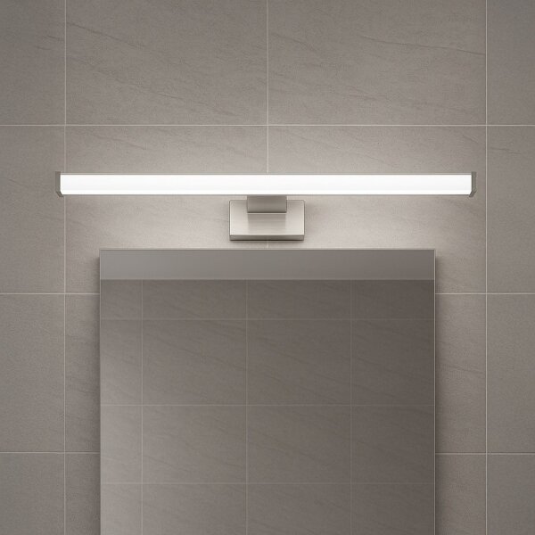 LED Kúpeľňové osvetlenie zrkadla MIRORE LED/8W/230V 40 cm IP44 lesklý chróm