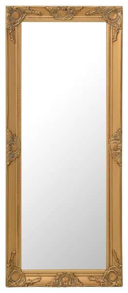 Nástenné zrkadlo v barokovom štýle 50x120 cm zlaté