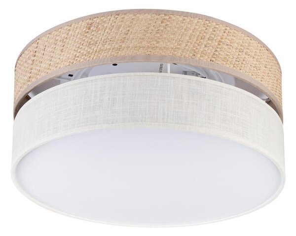 Stropné svietidlo SIRJA DOUBLE BOHO 2xE14/15W/230V priemer 35 cm béžová/krémová