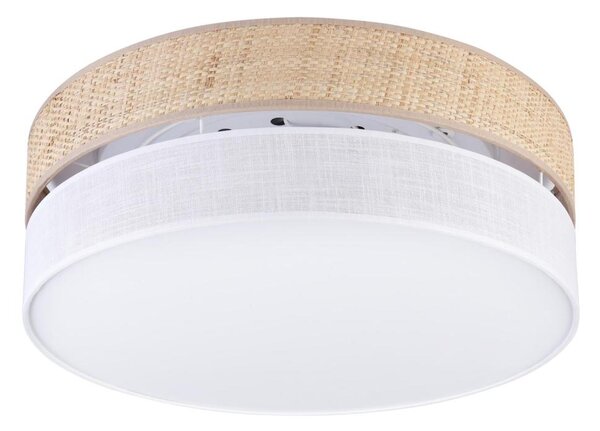 Stropné svietidlo SIRJA BOHO 2xE27/15W/230V priemer 45 cm béžová/biela