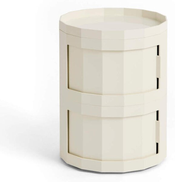 HAY Úložný stolík Facet Cabinet 20, eggshell