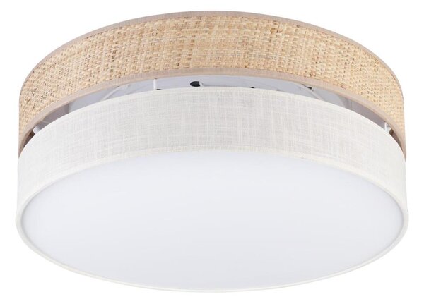 Stropné svietidlo SIRJA BOHO 2xE27/15W/230V priemer 45 cm béžová/krémová