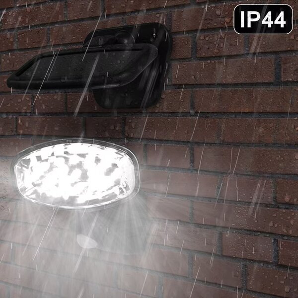 Solárna nástenná lampa 15 LED s detektorom pohybu