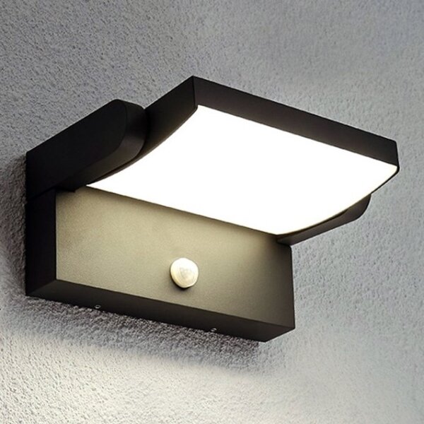 Brilagi-LED Vonkajšie nástenné svietidlo so senzorom ANKLE LED/18W/230V 4000K IP65