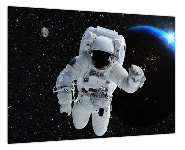 Obraz astronauta vo vesmíre (Obraz 60x40cm)