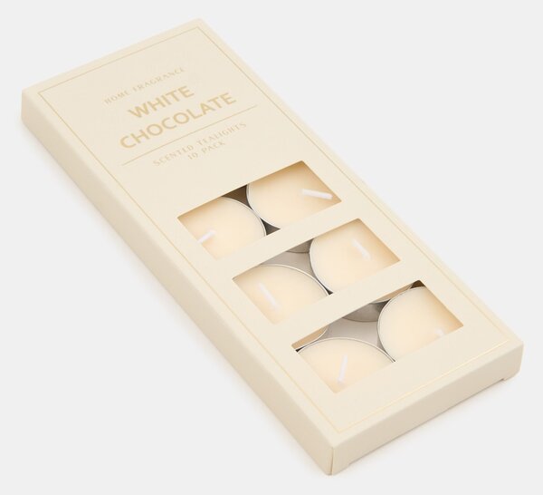 Sinsay - Čajové sviečky 10 pack White Chockolate - biela