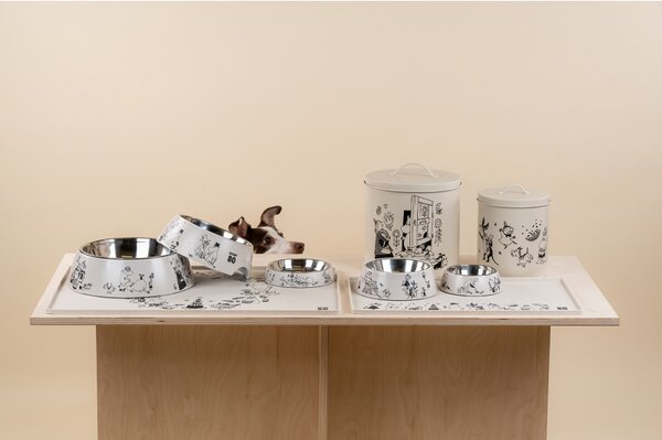 Muurla Set dóz na maškrty Moomin Pets 2 ks / 80. výročie