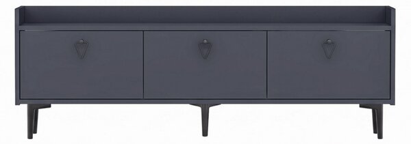 TV stolík PIENA 160 cm, antracitový