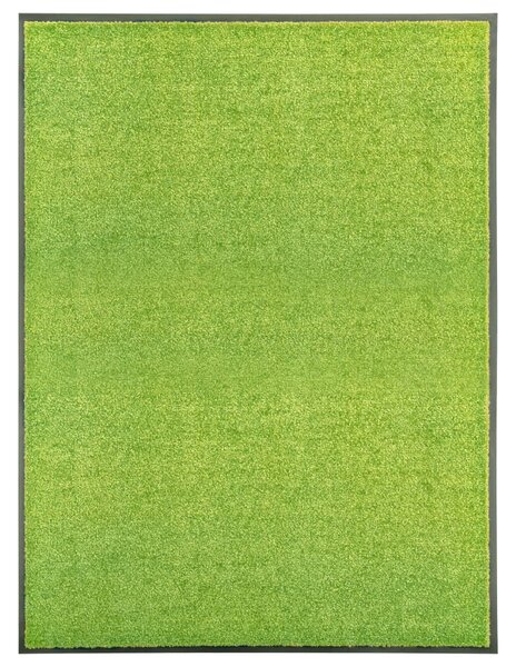 Rohožka, prateľná, zelená 90x120 cm