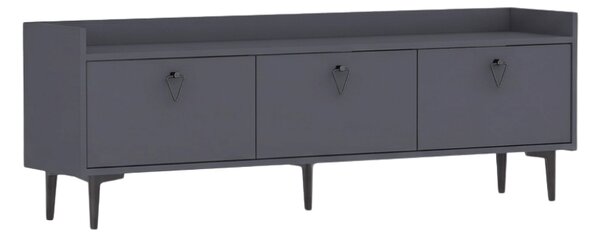 TV stolík PIENA 160 cm, antracitový