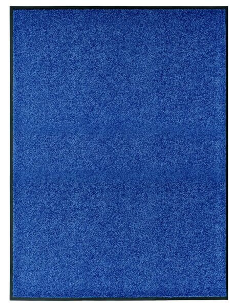 Rohožka, prateľná, modrá 90x120 cm
