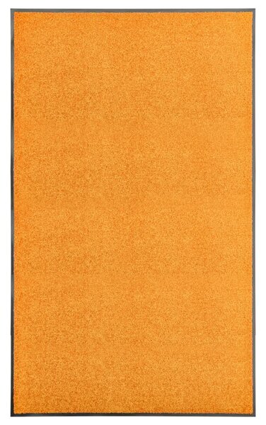 Rohožka, prateľná, oranžová 90x150 cm