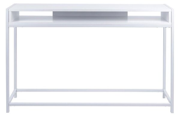 LEITMOTIV Príručný stolík Fushion – biely 122 x 81 cm