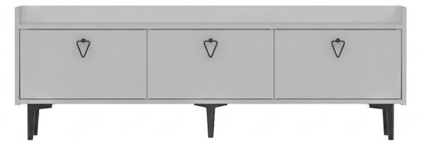 TV stolík PIENA 160 cm, biely