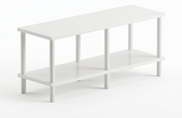 TV stolík SOLE 90 cm, biela