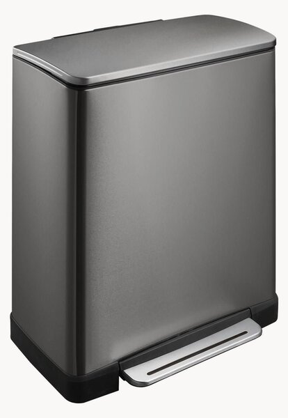 Odpadkový kôš s pedálom na triedený odpad E-Cube, 28+18 l