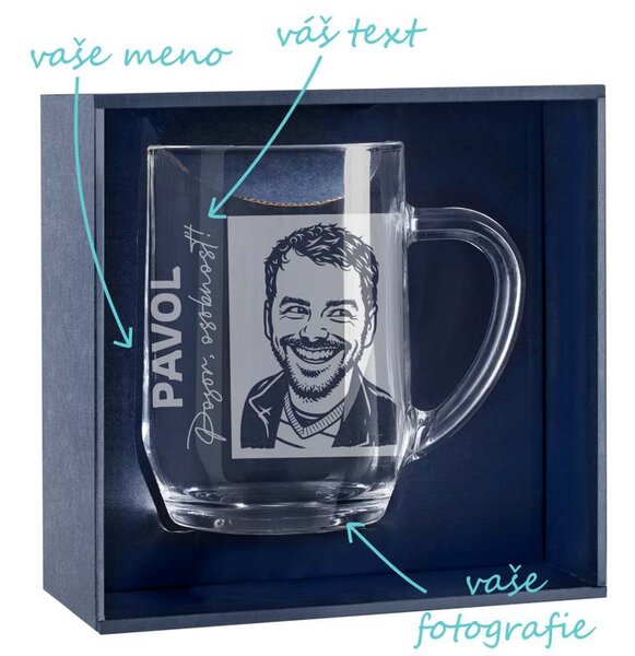 Pieskovaný polliter na pivo Karikatúra