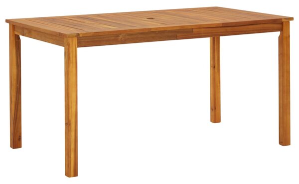Záhradný stôl 140x80x74 cm, akáciový masív