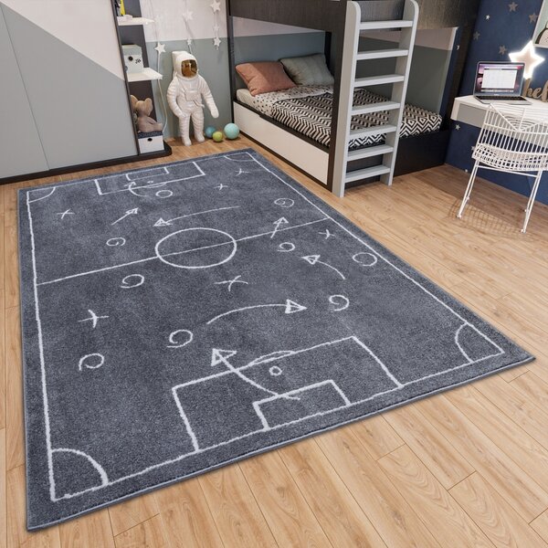 Hanse Home, Detský koberček Adventures 105949 Darkgrey, 120x170, šedá, detská izba