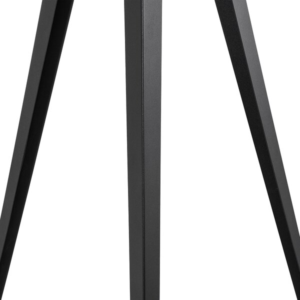 Stojaca lampa sivá čierna statívový kovový podstavec trojnožka 156 cm látkové tienidlo moderný industriálny štýl obývačka spálňa