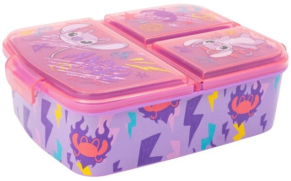 Multibox na desiatu Lilo & Stitch - motív Angel - s 3 priehradkami