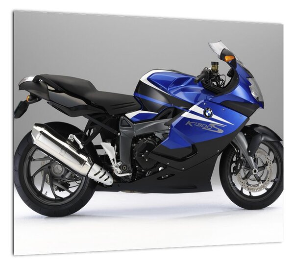 Obraz modrého motocykla (Obraz 30x30cm)