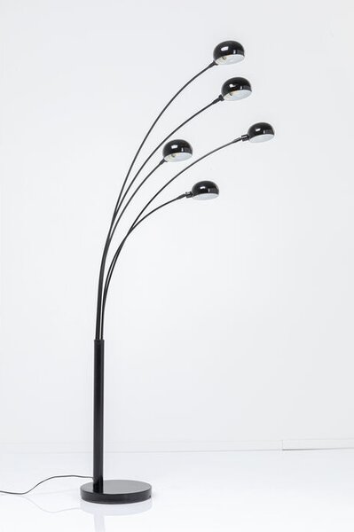 Kare Design Stojacia lampa Five Fingers - čierna matná