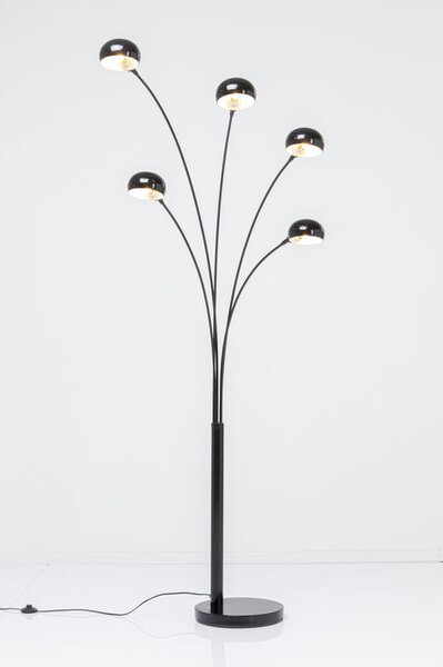 Kare Design Stojacia lampa Five Fingers - čierna matná