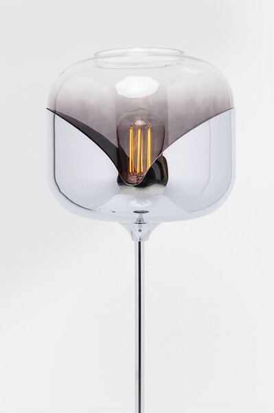 Kare Design Stojaca lampa Goblet Ball - chrómová