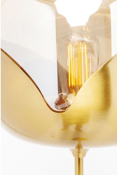 Kare Design Stojaca lampa Golden Goblet Ball - zlatá