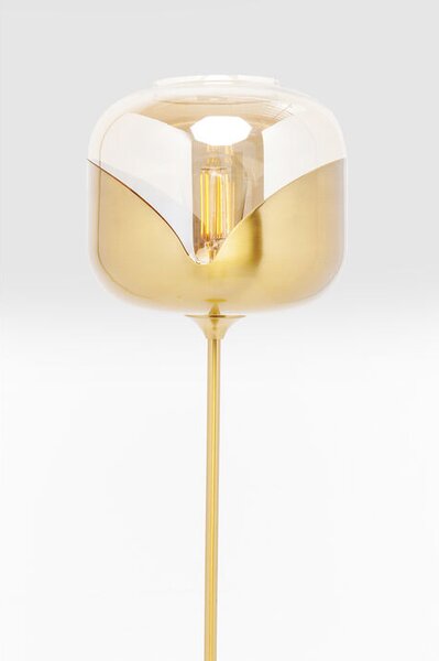 Kare Design Stojaca lampa Golden Goblet Ball - zlatá