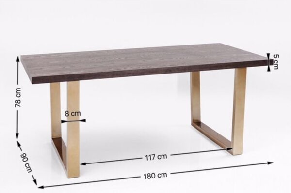 Kare Design Jedálenský stôl Osaka Duo 180×90 cm