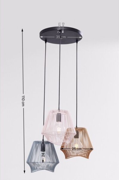 Kare Design Závesná lampa Ischia Spiral