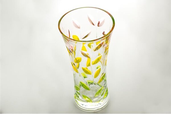 KRIŠTÁĽOVÁ VÁZA BOHEMIA PRESTIGE LAURUS SPRING 300MM